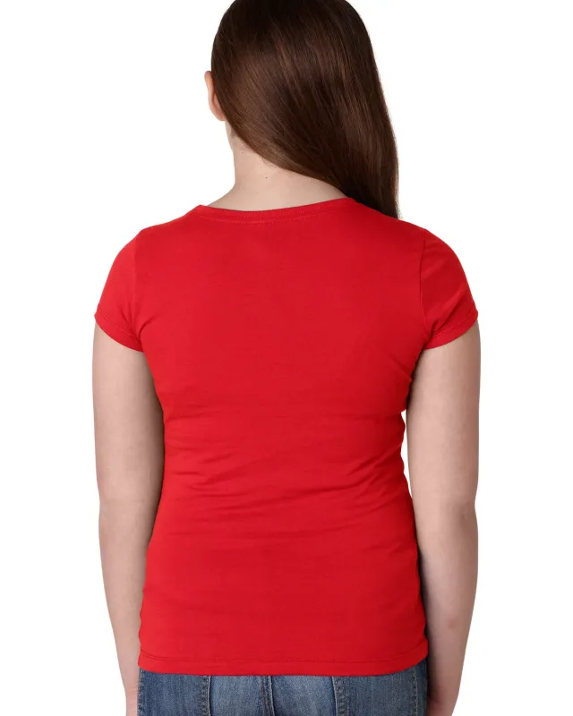 Next Level Apparel Youth Girls Princess T-Shirt — view 43