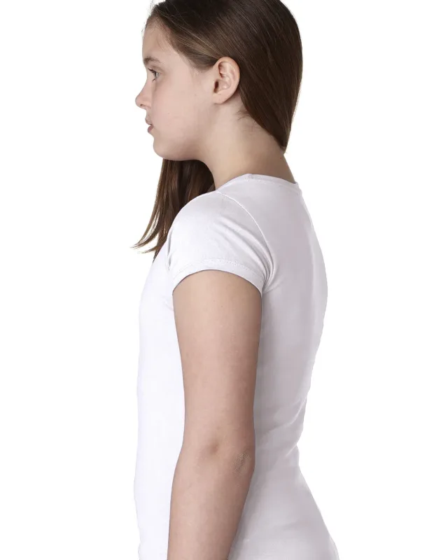 Next Level Apparel Youth Girls Princess T-Shirt — view 7