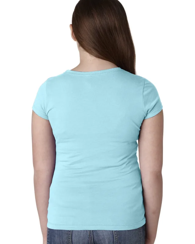 Next Level Apparel Youth Girls Princess T-Shirt — view 8