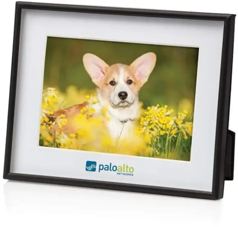 Custom Ebony & White Photo Frame for Promotional Use — view 2