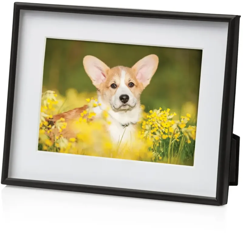 Custom Ebony & White Photo Frame for Promotional Use — view 3
