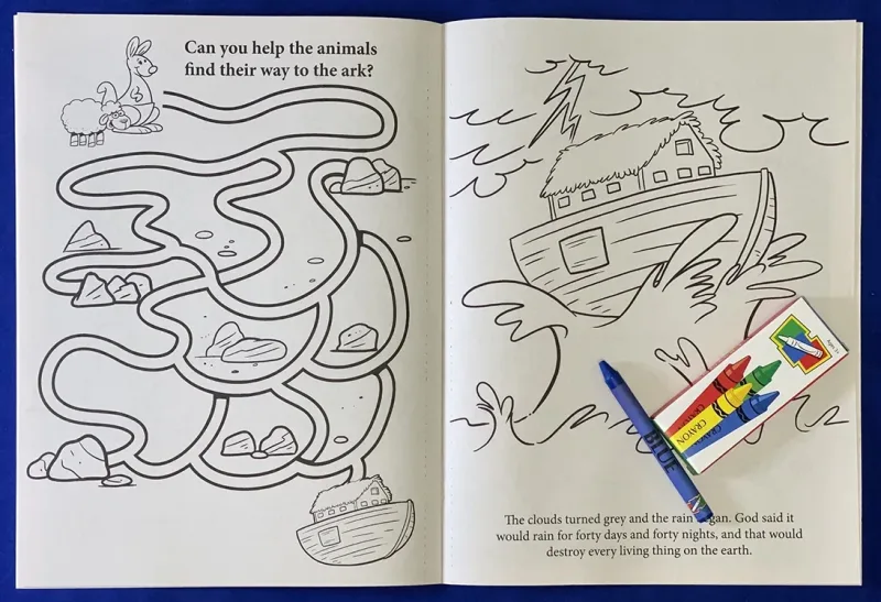 Noah's Ark Coloring and Activity Book — view 3