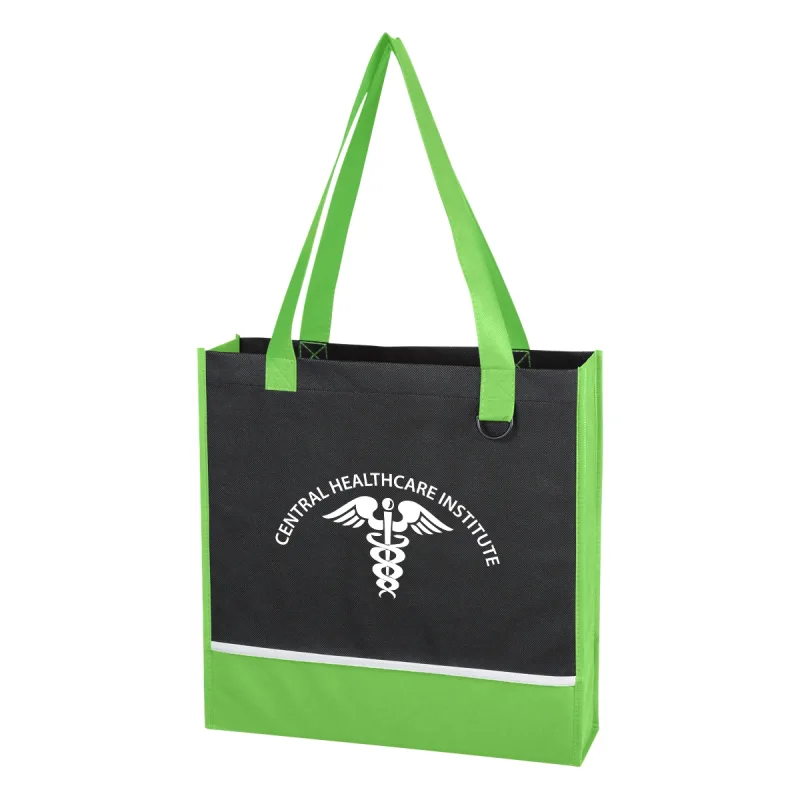 Personalized Non-Woven Accent Tote Bag — view 2