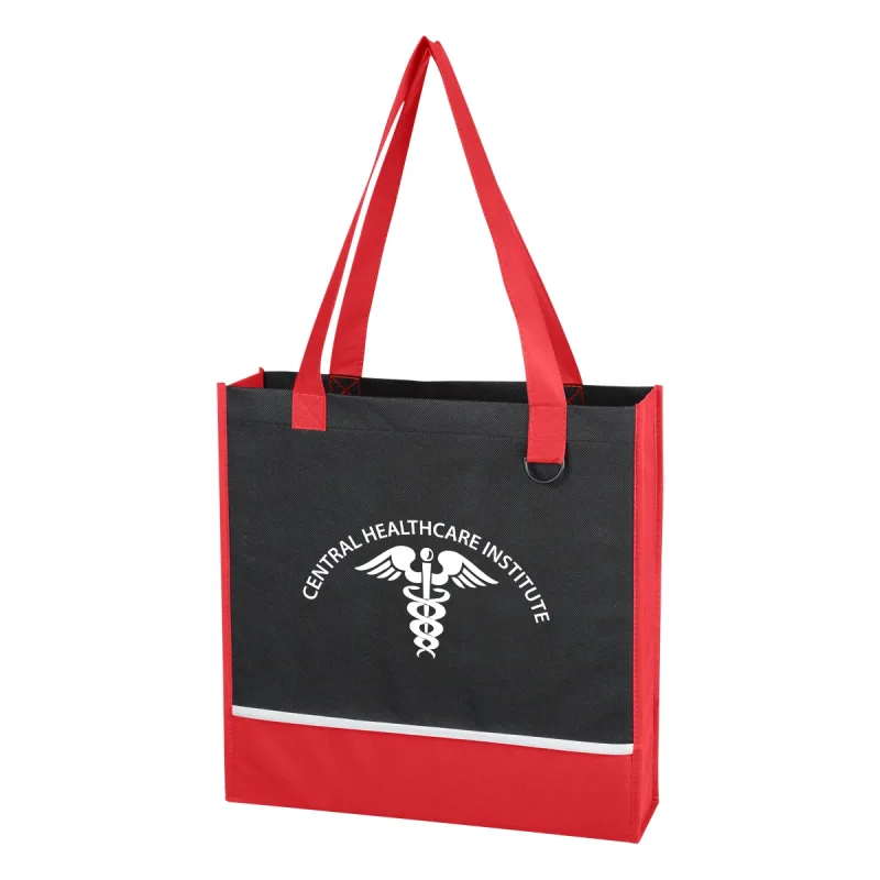 Personalized Non-Woven Accent Tote Bag — view 3