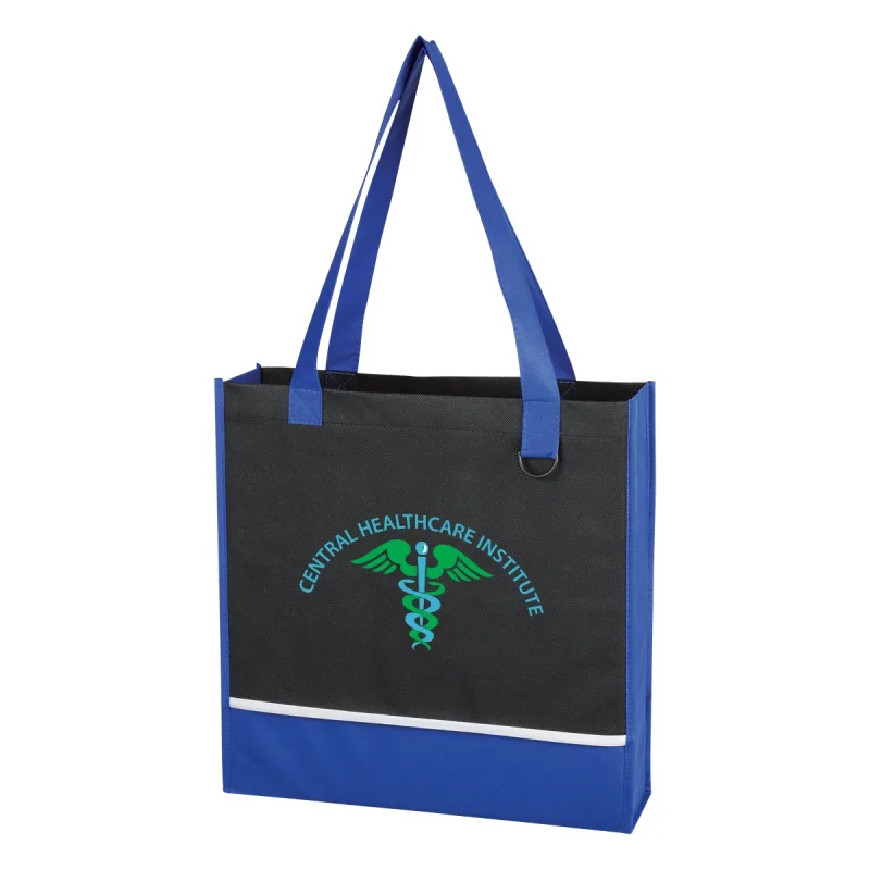 Personalized Non-Woven Accent Tote Bag — view 4