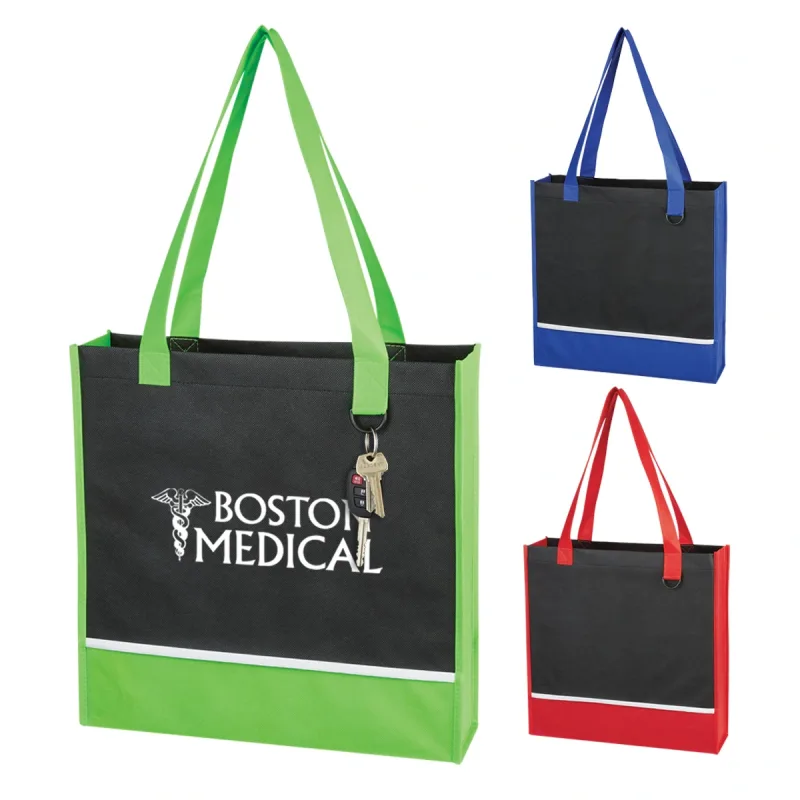 Personalized Non-Woven Accent Tote Bag — view 6