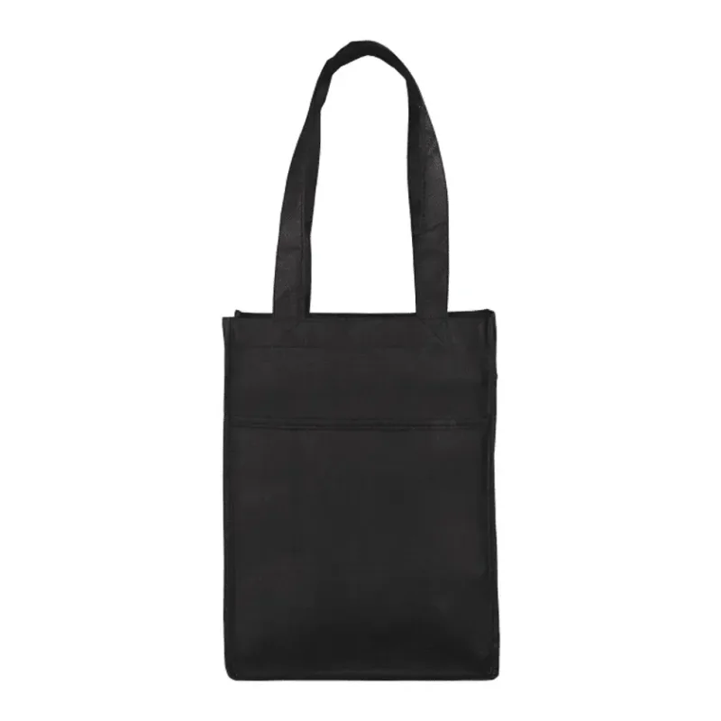 Custom Branded Non-Woven Gift Tote with Pocket — view 7