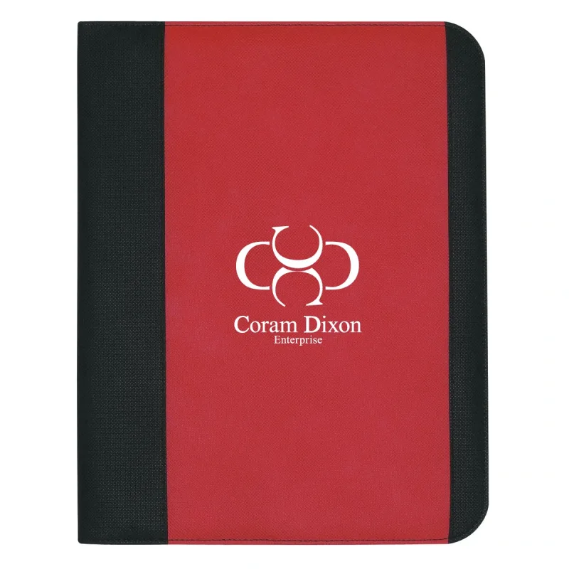 Imprinted Non-Woven Large Padfolio — view 3