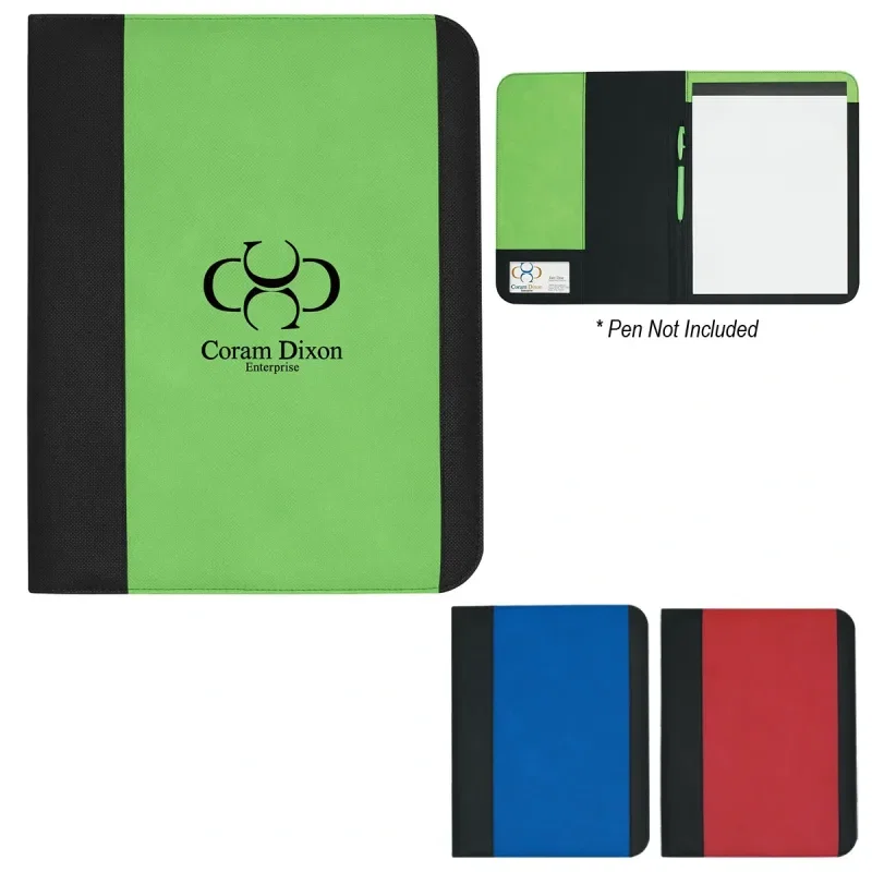 Imprinted Non-Woven Large Padfolio — view 6