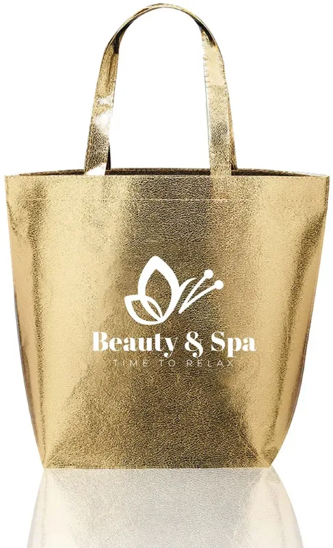 Opulent Metallic Tote Bag (1 Color) — view 2