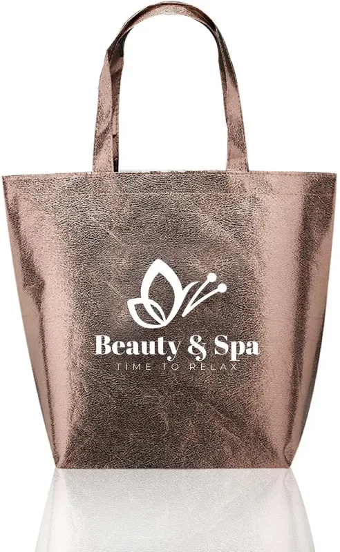 Opulent Metallic Tote Bag (1 Color) — view 3