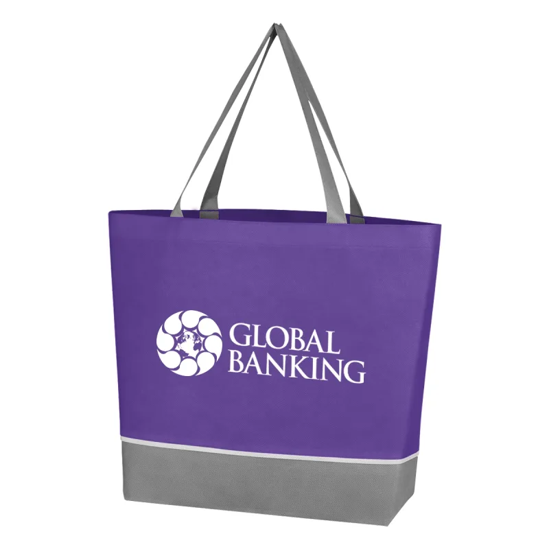 Imprinted Non-Woven Overtime Tote Bag — view 5