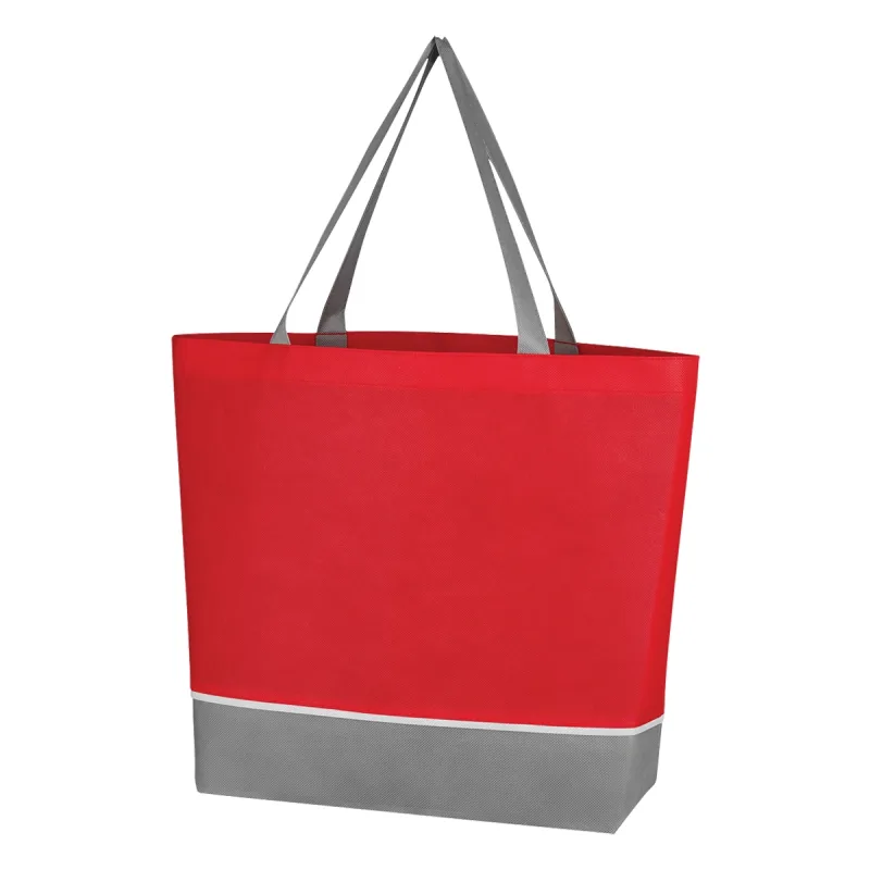Imprinted Non-Woven Overtime Tote Bag — view 7