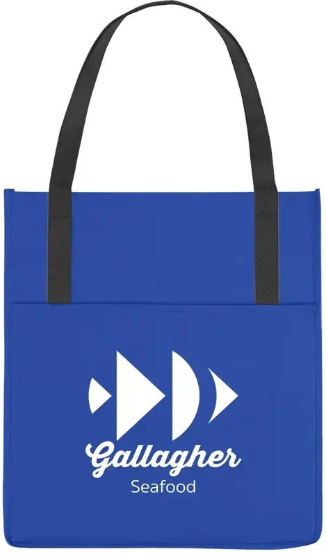 Non-Woven Shopper's Pocket Tote Bag