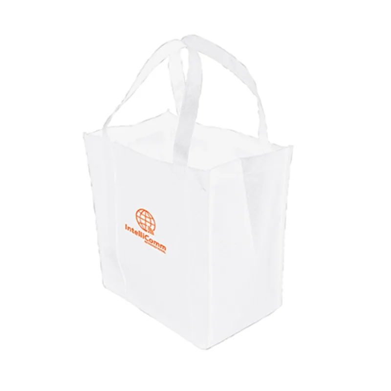 Non Woven Tote: 12" W x 13" H x 8" D — view 5