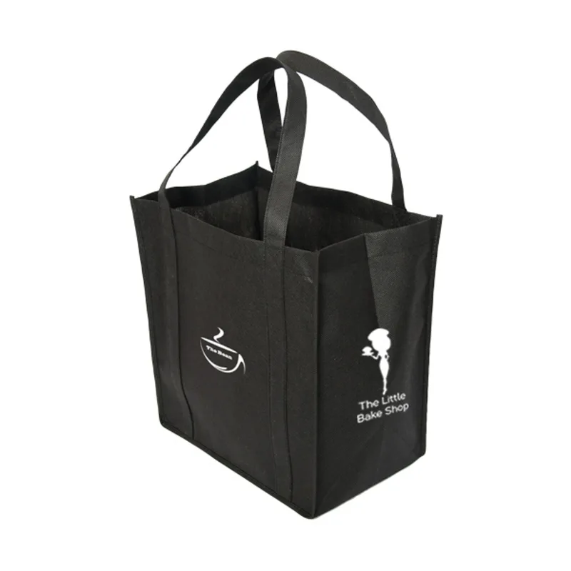 Non Woven Tote: 12" W x 13" H x 8" D — view 6