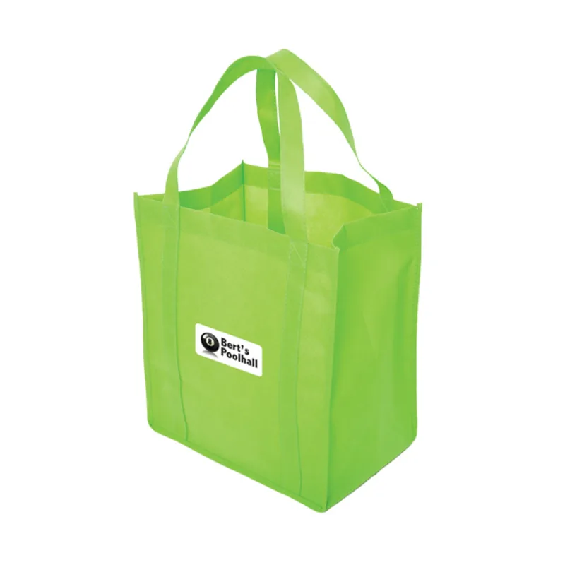 Non Woven Tote: 12" W x 13" H x 8" D — view 9