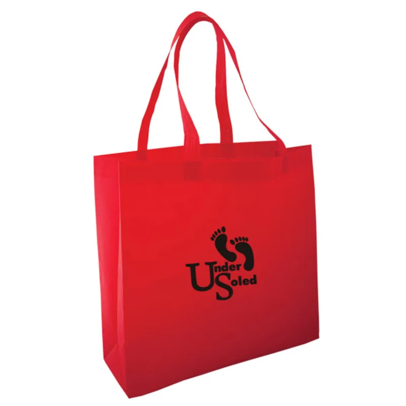 Non Woven Tote: 16" W x 15" H x 6.5" D — view 4