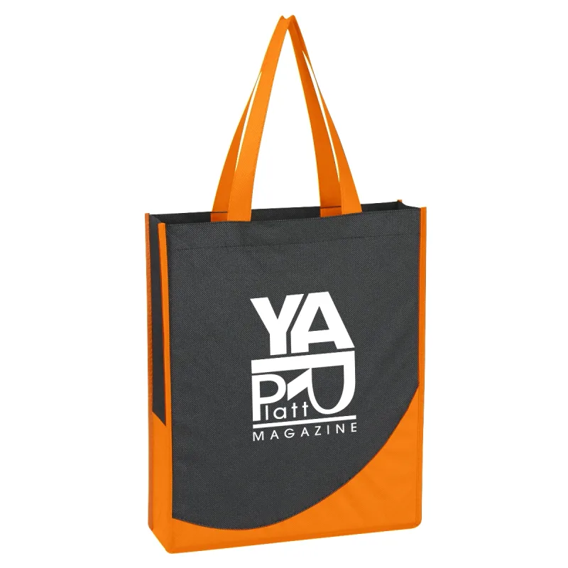 Non-Woven Tote Bag With Accent Trim — view 2