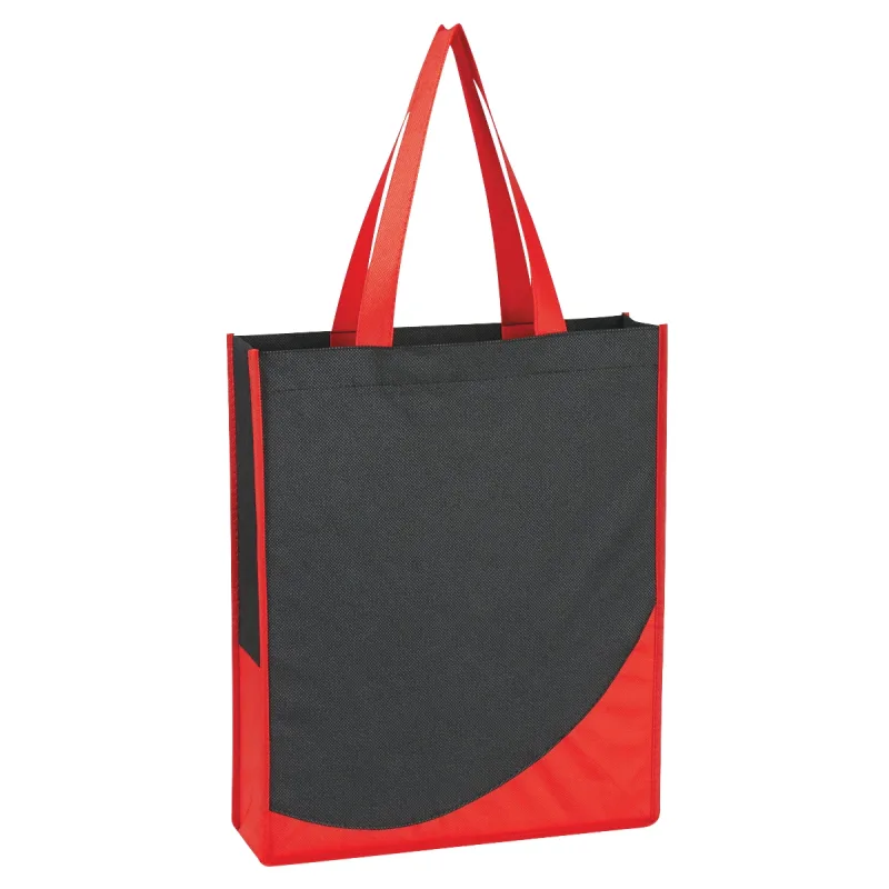Non-Woven Tote Bag With Accent Trim — view 3