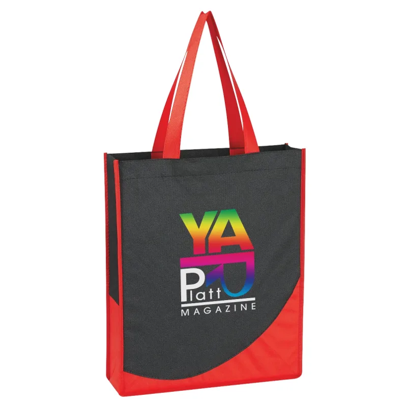 Non-Woven Tote Bag With Accent Trim — view 4