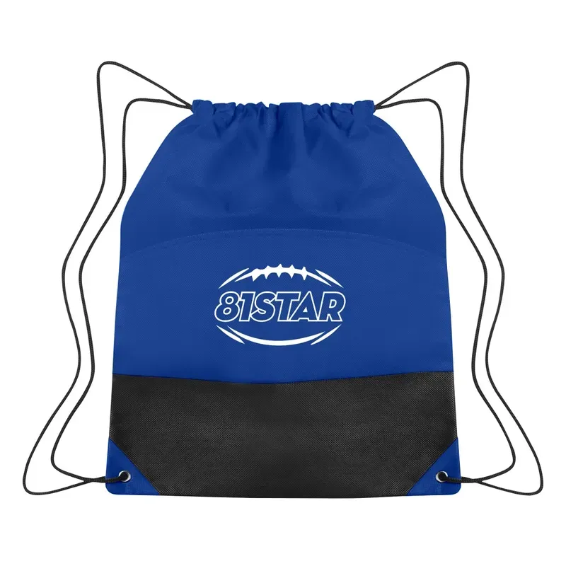 Non-Woven Two-Tone Drawstring Sports Pack