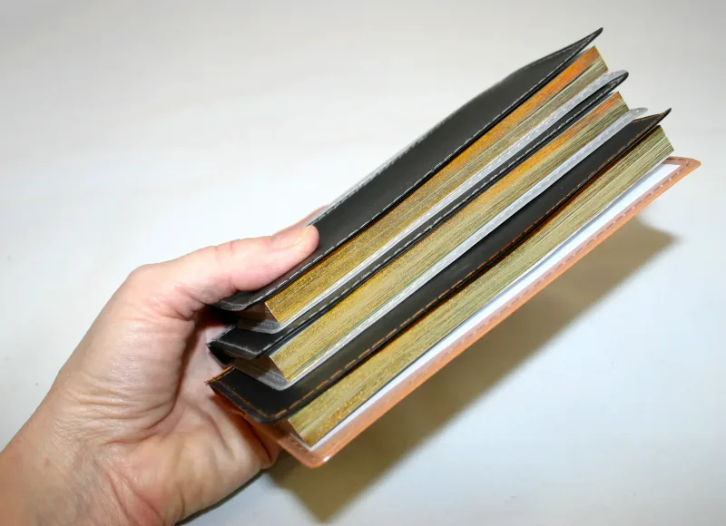 Branded Normandy Weekly Pocket Planner - Customizable Soft Cover with Map and Gilded Edges — view 3