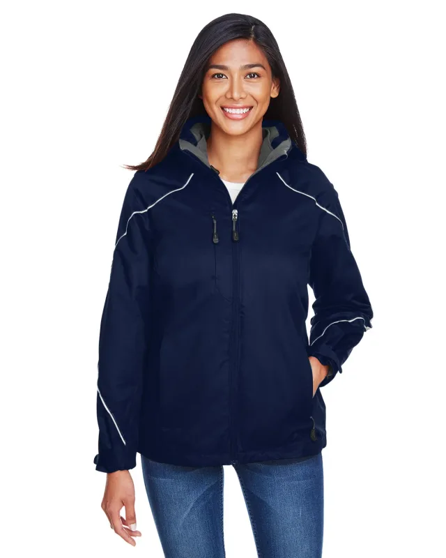 North End Ladies' Angle 3-in-1 Jacket with Bonded Fleece Liner — view 11