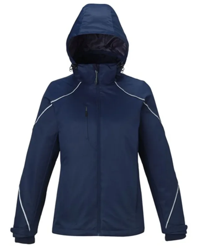 North End Ladies' Angle 3-in-1 Jacket with Bonded Fleece Liner — view 12