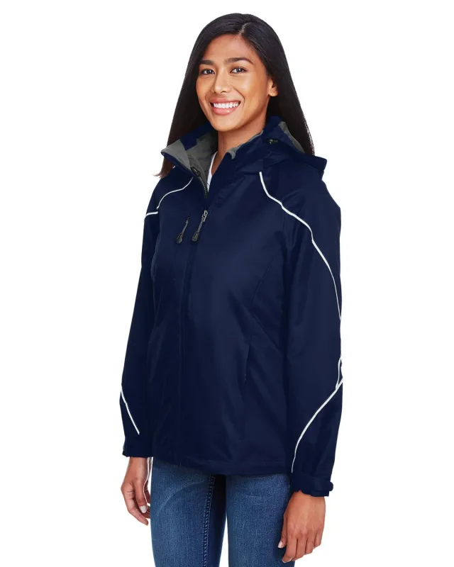 North End Ladies' Angle 3-in-1 Jacket with Bonded Fleece Liner — view 13