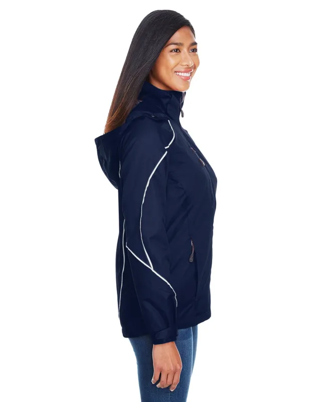 North End Ladies' Angle 3-in-1 Jacket with Bonded Fleece Liner — view 14