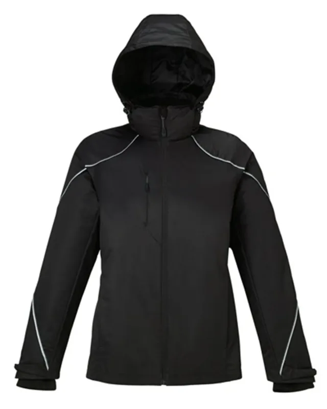 North End Ladies' Angle 3-in-1 Jacket with Bonded Fleece Liner — view 5