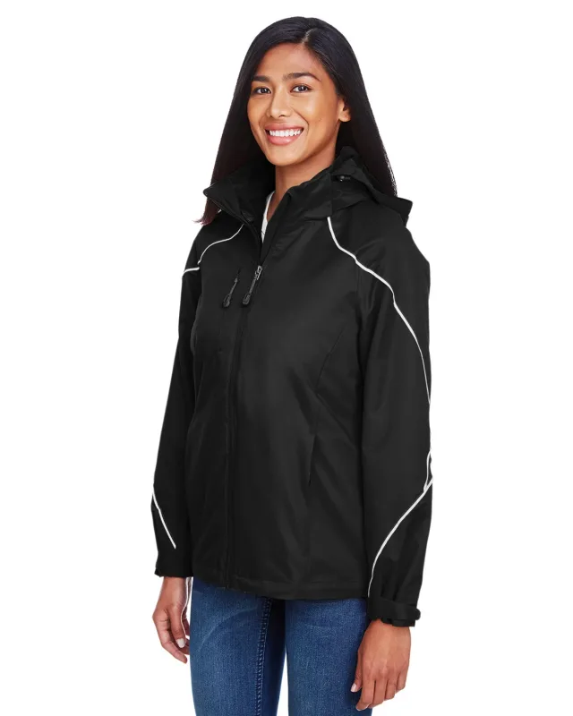 North End Ladies' Angle 3-in-1 Jacket with Bonded Fleece Liner — view 6