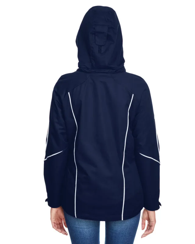 North End Ladies' Angle 3-in-1 Jacket with Bonded Fleece Liner — view 8