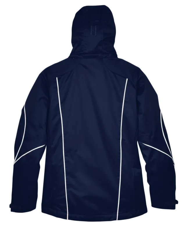 North End Ladies' Angle 3-in-1 Jacket with Bonded Fleece Liner — view 9