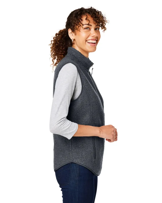 North End Ladies' Aura Sweater Fleece Vest — view 10