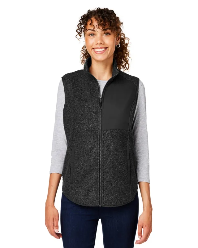 North End Ladies' Aura Sweater Fleece Vest — view 14