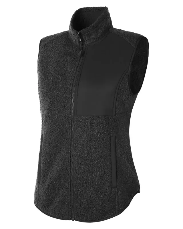 North End Ladies' Aura Sweater Fleece Vest — view 16
