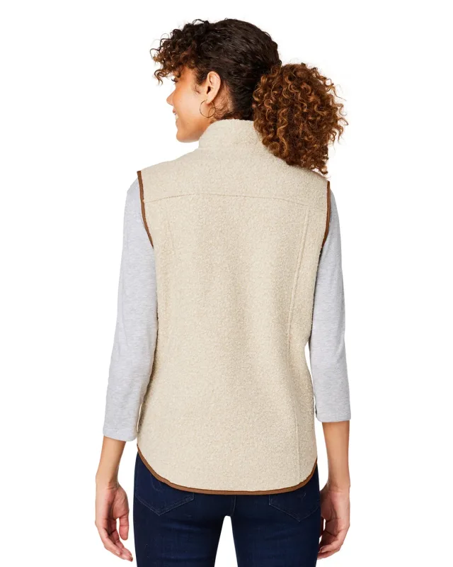 North End Ladies' Aura Sweater Fleece Vest — view 21