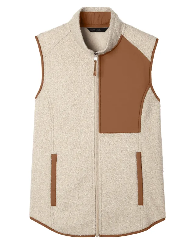 North End Ladies' Aura Sweater Fleece Vest — view 23