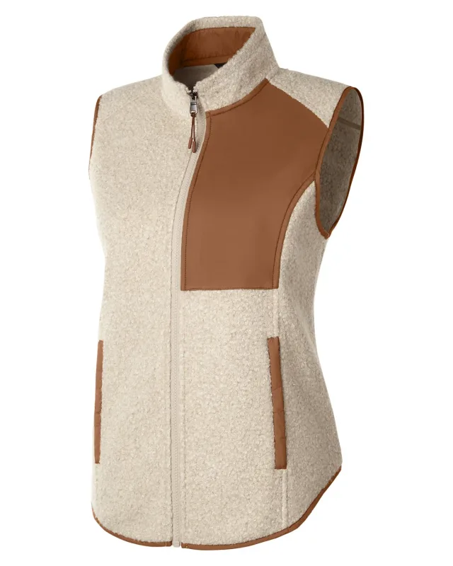 North End Ladies' Aura Sweater Fleece Vest — view 26