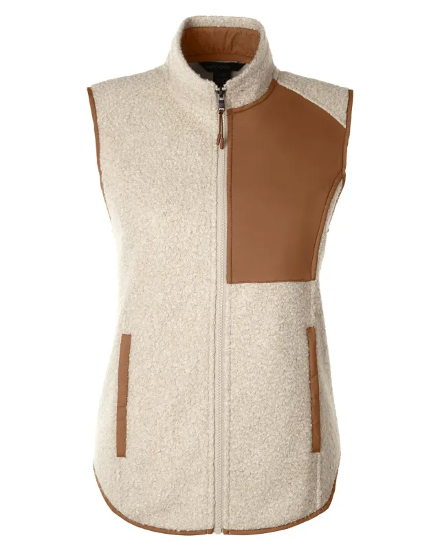 North End Ladies' Aura Sweater Fleece Vest — view 28