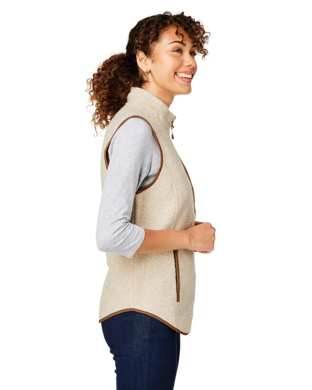 North End Ladies' Aura Sweater Fleece Vest — view 30