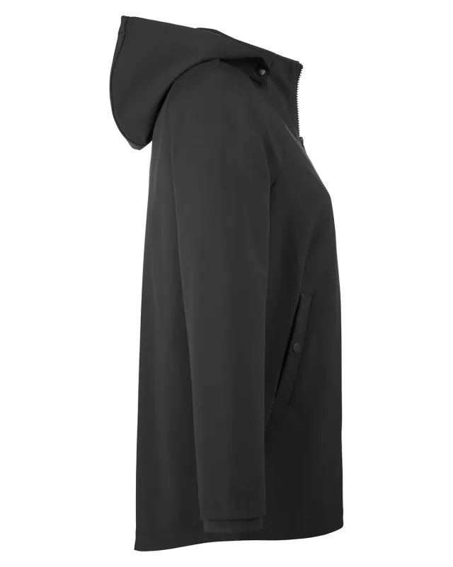North End Ladies' City Hybrid Soft Shell Hooded Jacket — view 17