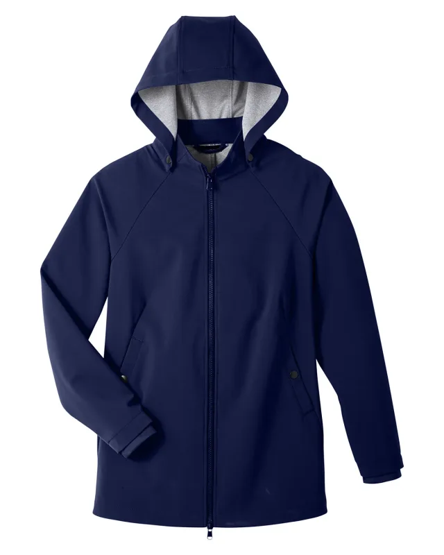 North End Ladies' City Hybrid Soft Shell Hooded Jacket — view 23