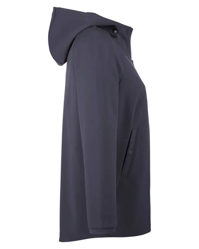 North End Ladies' City Hybrid Soft Shell Hooded Jacket — view 7
