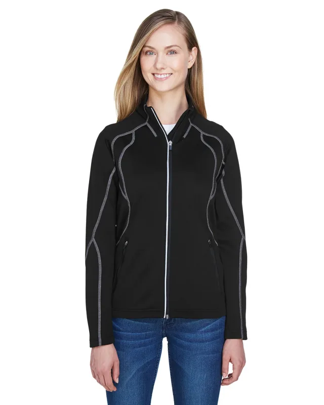 North End Ladies' Gravity Performance Fleece Jacket — view 11