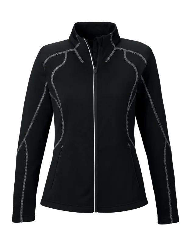 North End Ladies' Gravity Performance Fleece Jacket — view 12