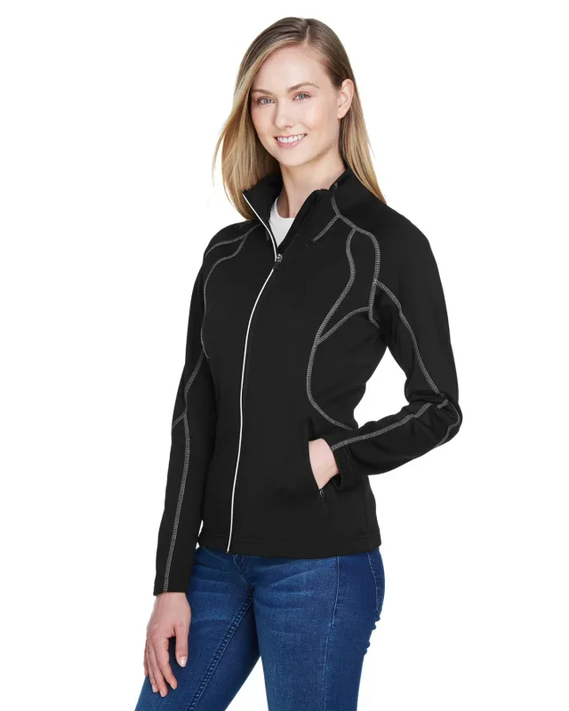 North End Ladies' Gravity Performance Fleece Jacket — view 13
