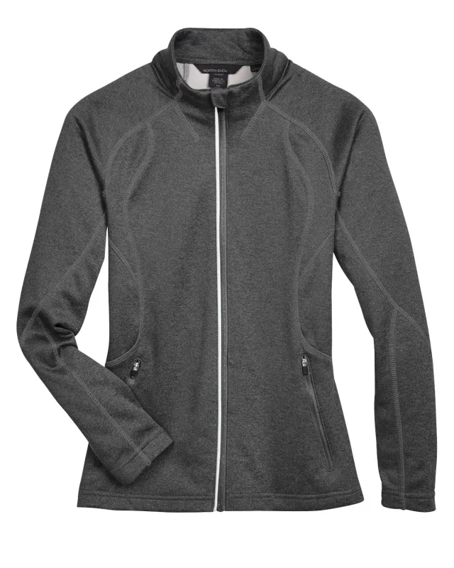 North End Ladies' Gravity Performance Fleece Jacket — view 3